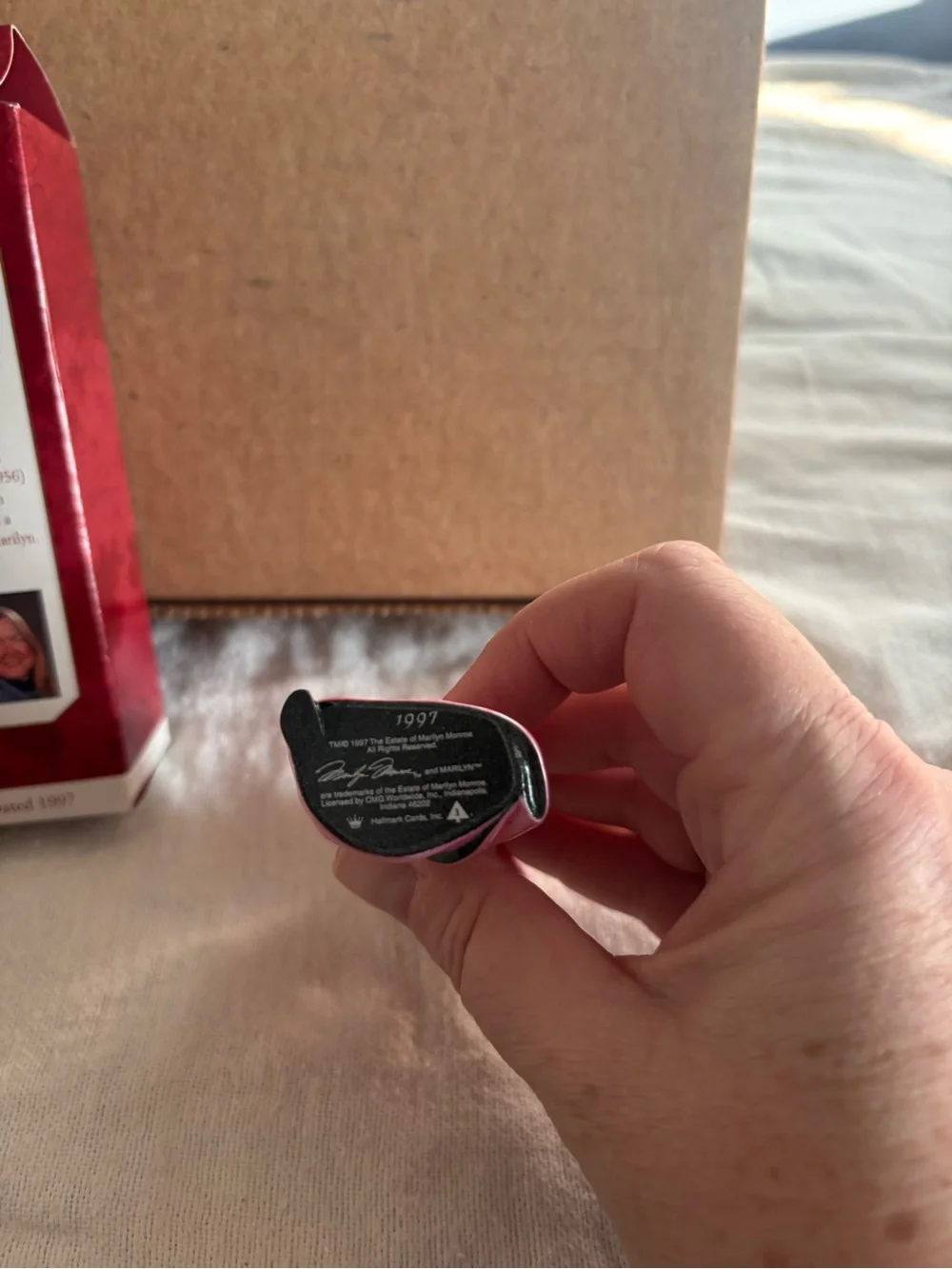 Marilyn Monroe - #1 First In Series - 1997 Hallmark Keepsake Christmas Ornament.